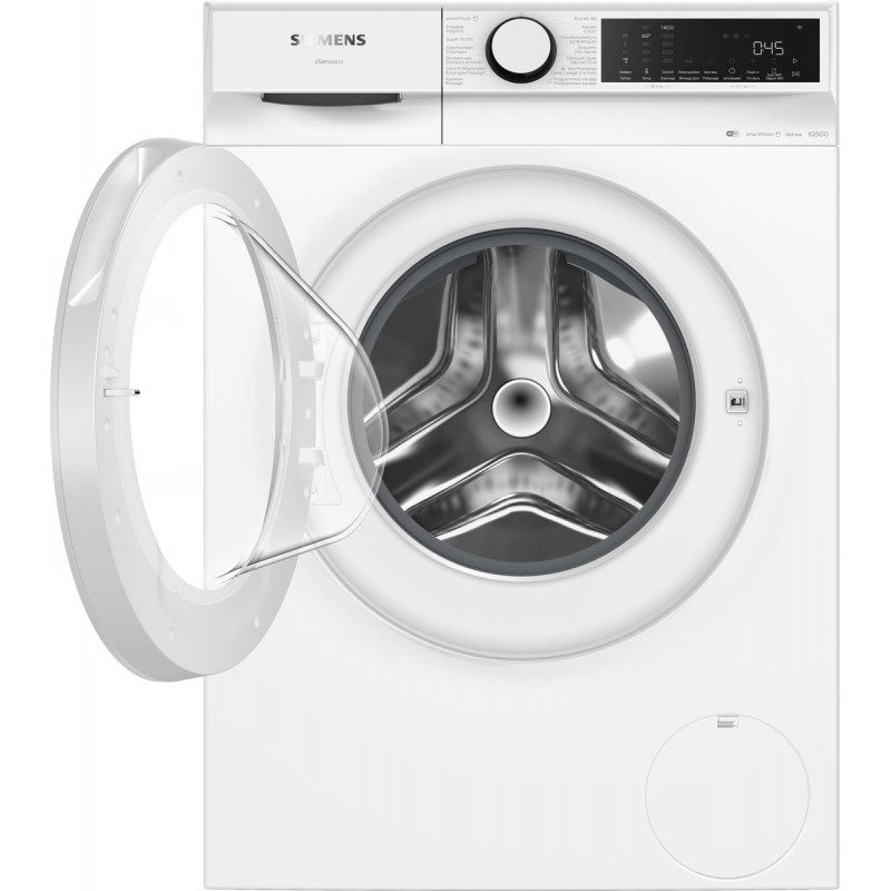 Siemens WG34J200FG - iQ500 - Wasmachine – 8 kg – 1400 rpm – Energieklasse A - smartFinish: vermindert kreukels tot 50% - Home Connect - NL/FR Display -SpeedPack L – Versnel programma's