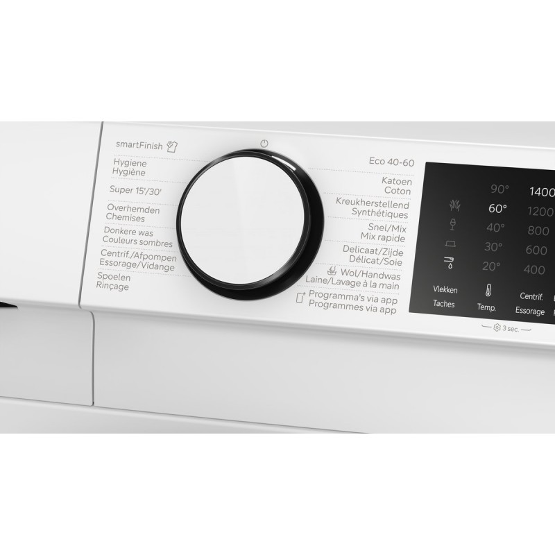 Siemens WG34J200FG - iQ500 - Wasmachine – 8 kg – 1400 rpm – Energieklasse A - smartFinish: vermindert kreukels tot 50% - Home Connect - NL/FR Display -SpeedPack L – Versnel programma's