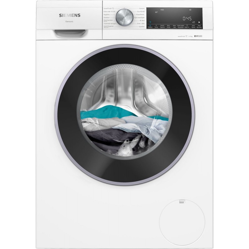 Siemens WG44G2ZLNL- iQ500 - Wasmachine - 9 kg - 1400 rpm - Energielabel A - smartFinish: vermindert kreukels tot 50% - speedPack L: verkort wasprogramma's met varioSpeed