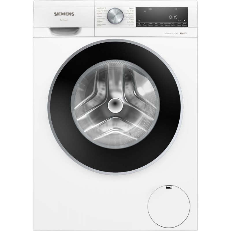 Siemens WG46G2ZCNL - iQ500 - Wasmachine - Wasmachine met stoom - 9 kg - 1600 rpm - Energielabel A - SmartFinish: vermindert kreukels tot 50% - speedPack L: Kortere wasprogramma’s of snelle was