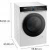 Siemens WG66B2ABNL – iQ700 - Wasmachine met stoom – 11 kg – 1600 rpm – Automatisch doseren - 20% zuiniger dan energielabel A - Home Connect 