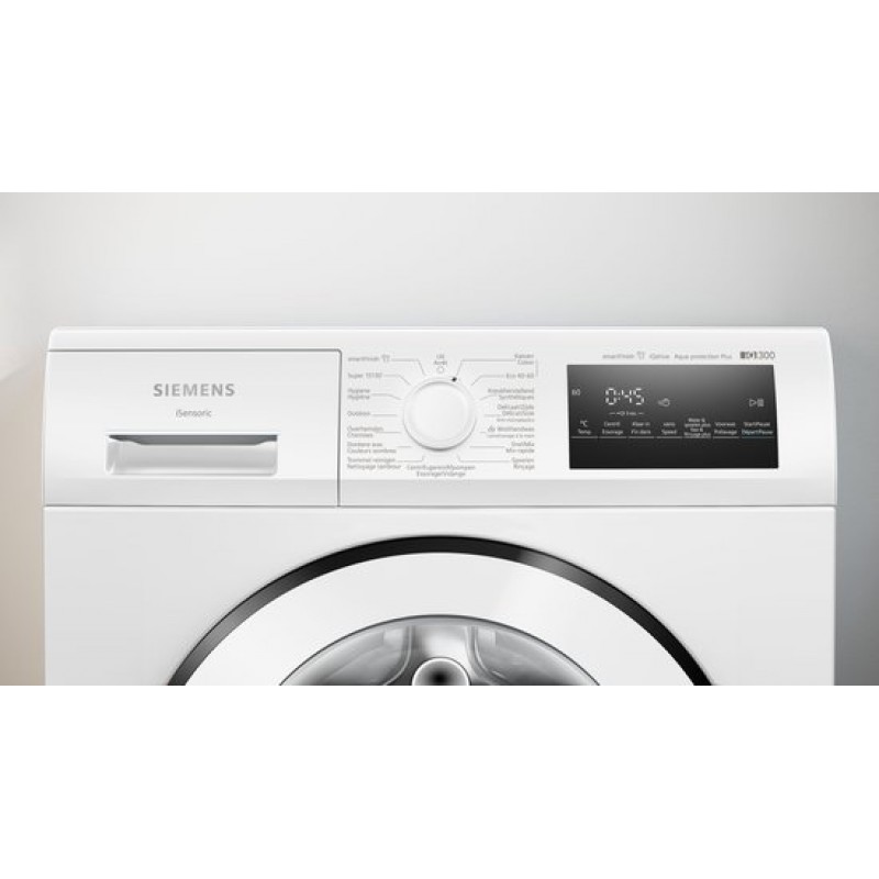Siemens WM14N27XFG - iQ300 - Wasmachine - 8 kg - 1400 rpm - Energielabel A - smartFinish: vermindert kreukels tot 50%