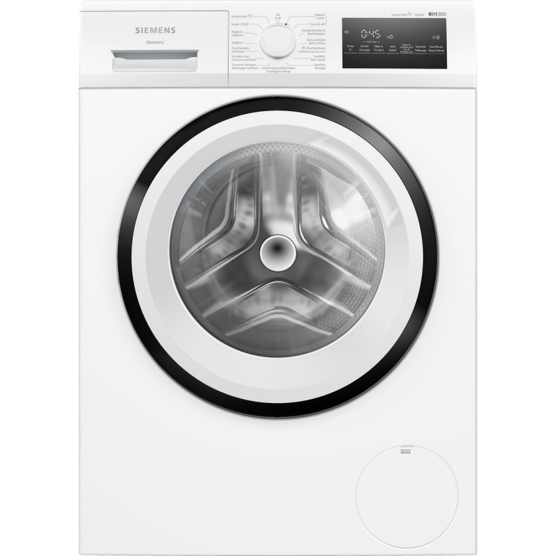 Siemens WM14N2M4FG - iQ300 - Wasmachine met stoom - 1400 rpm - Energielabel A - smartFinish: vermindert kreukels tot 50% -speedPack L - Verkort wasprogramma's - NL/FR display