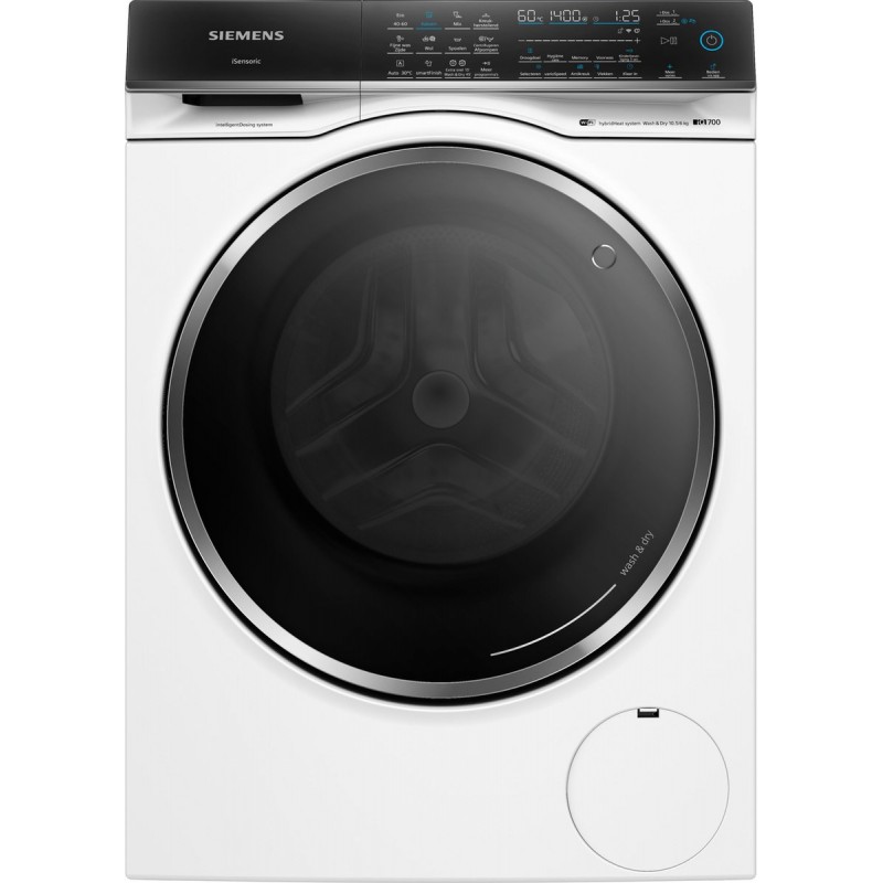 Siemens WN54C2A0NL - IQ700 - Was-droogcombinatie - 10.5/6 kg - Automatisch doseren - smartFinish: minder kreukels - speedPack XL: versnel je wasprogramma
