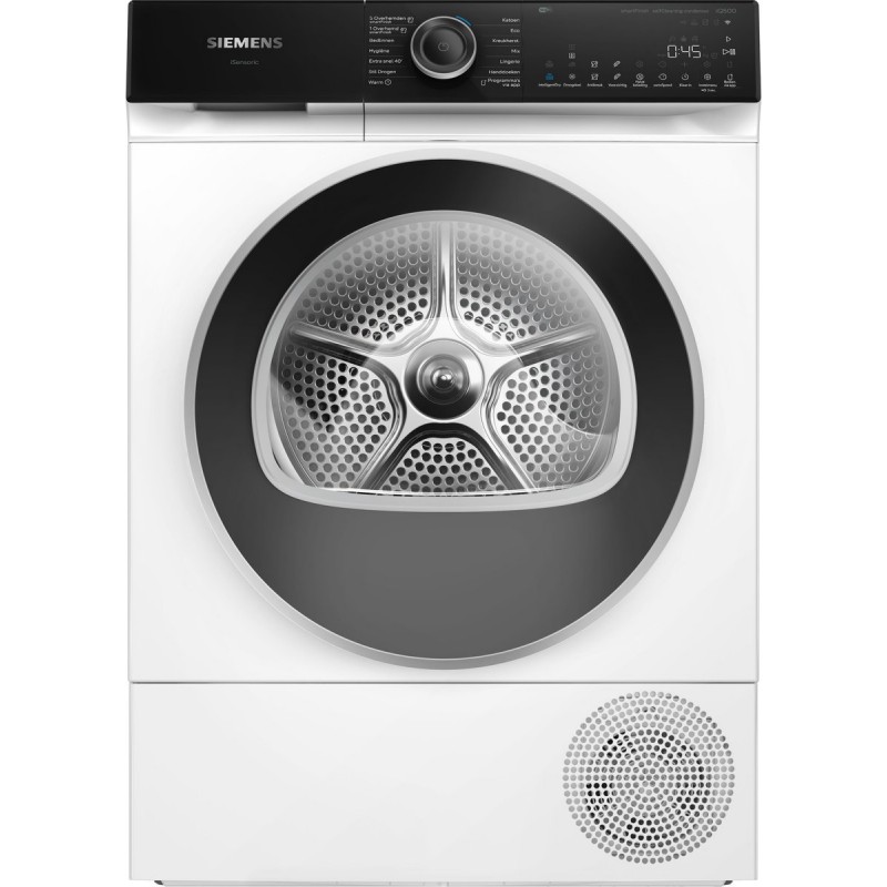 Siemens WQ46H2CLNL - iQ500 - Wasdroger - Warmtepompdroger - Zelfreinigende condensor blijvend energiezuinig- Zeer stil - 9 kg - varioSpeed: versnel het droogproces tot 38% - Home Connect