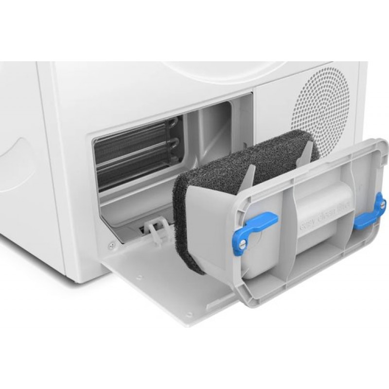 Siemens WT43H00SNL - iQ300 - Wasdroger - Warmtepompdroger - 8 kg - AutoDry technologie beschermt kleding - Outdoor-programma: veilig drogen van waterafstotende kleding en buitenkleding