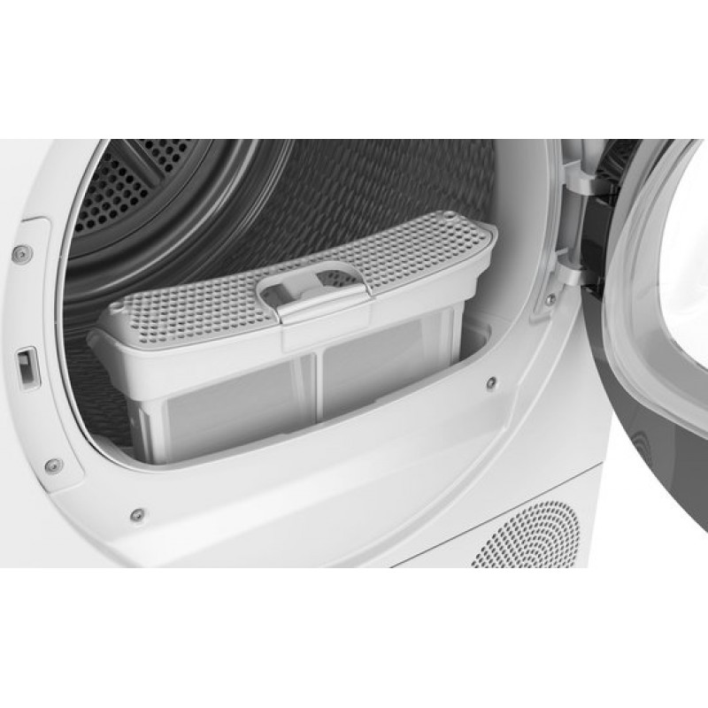 Siemens WT43H00SNL - iQ300 - Wasdroger - Warmtepompdroger - 8 kg - AutoDry technologie beschermt kleding - Outdoor-programma: veilig drogen van waterafstotende kleding en buitenkleding