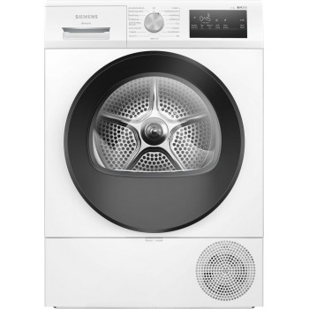 Siemens WT45H20ONL - iQ300 - Wasdroger - Warmtepompdroger - 8 kg - Zeer stil - Uitstekende droogresultaten met autoDry - Outdoor-programma: veilig drogen van waterafstotende kleding en buitenkleding