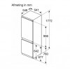 Siemens KI86V5SE1 - Inbouw koelvries combinatie - 178cm