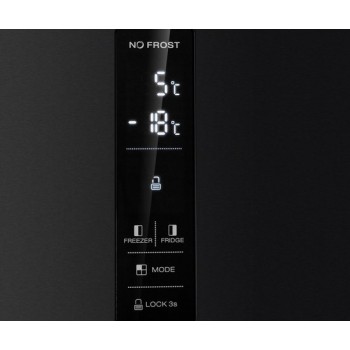 Tomado TSS9001B - Amerikaanse koelkast - 532 liter - No Frost - Energieklasse D - Superkoelen & supervriezen - Zwart